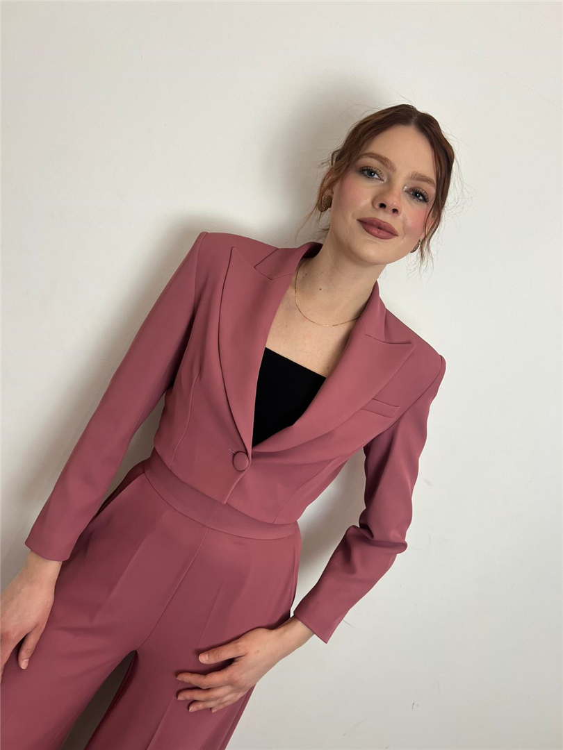 Blazer Crop Monopetto - Silence Limited cod. GI5008UP  color:blush