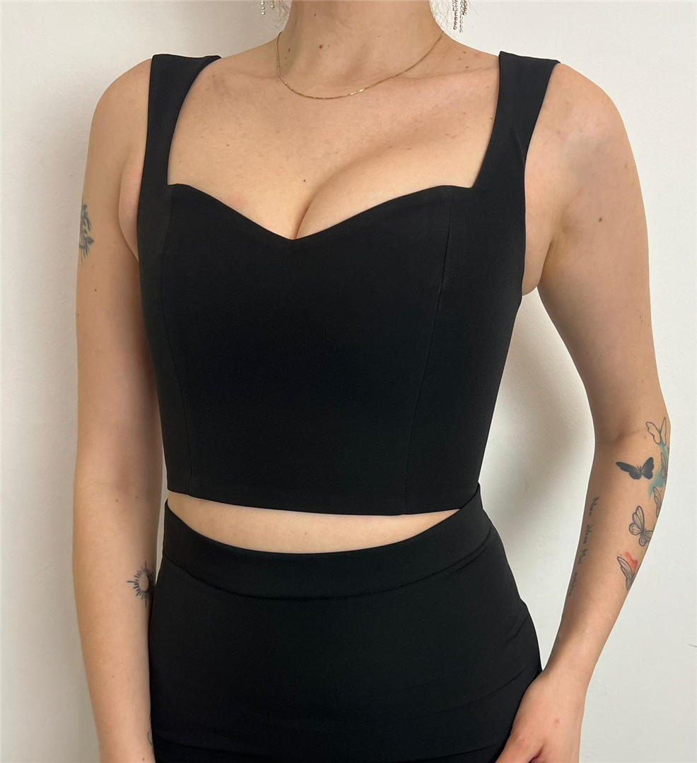Top Crop - Silence Limited cod. NP1001KEY  color:greige