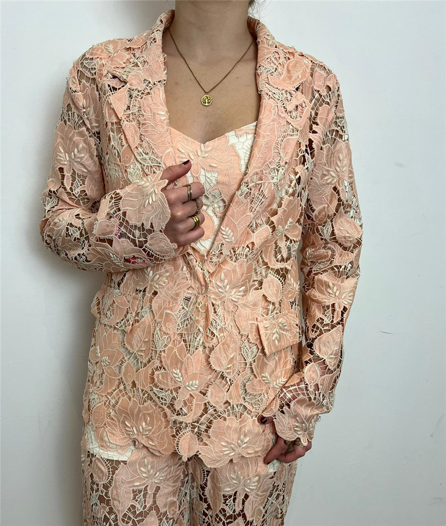 Blazer Ricamato Monopetto - Silence Limited cod. GI5345  color:pink