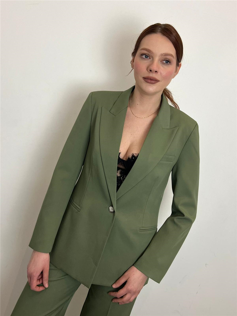 Blazer Regular Monopetto - Vicolo cod. TAB0246  color:militare