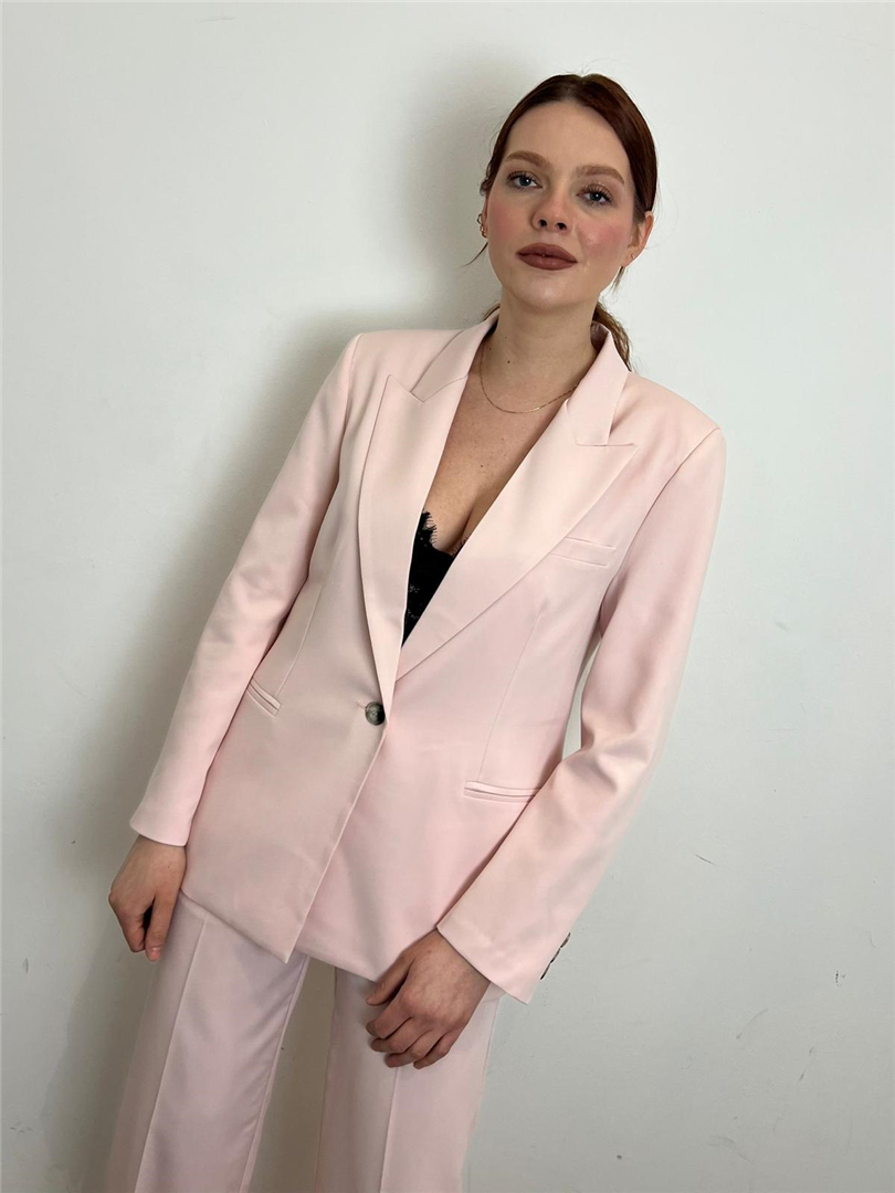 Blazer Regular Monopetto - Vicolo cod. TAB0246  color:rosa