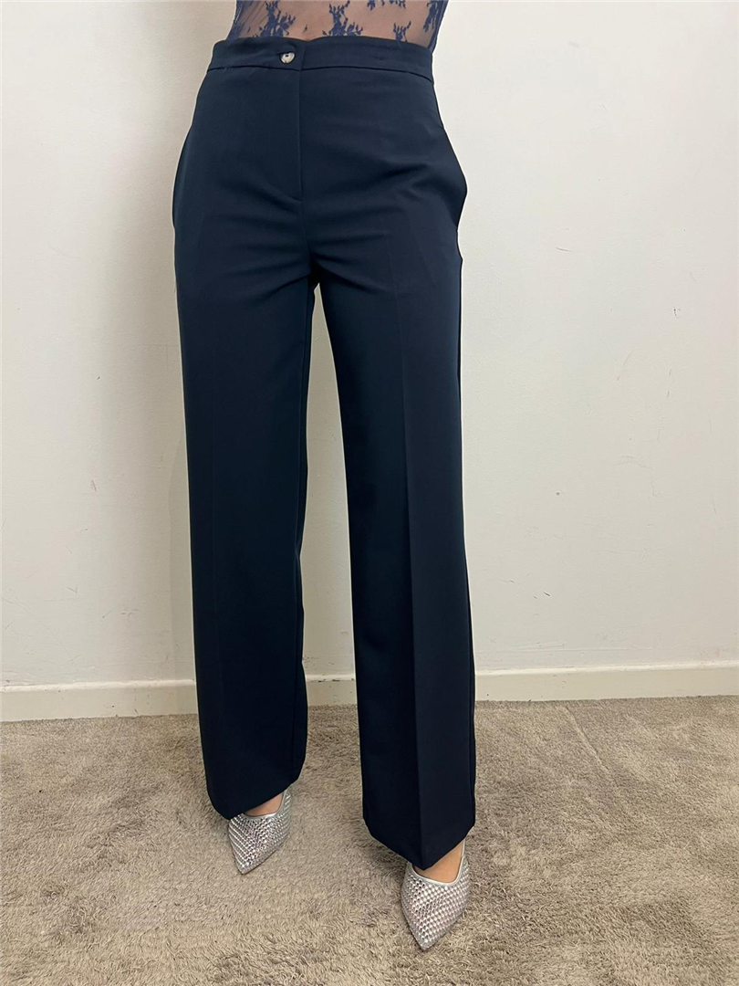 Pantalone Palazzo - Vicolo cod. TAB0025  color:blu