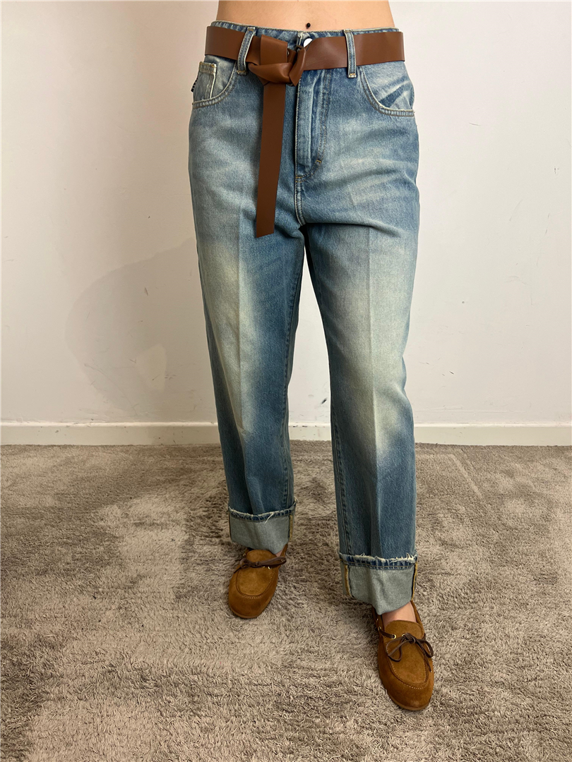 Jeans Mandy - Haveone cod. PLS_Q034  color:denim blu