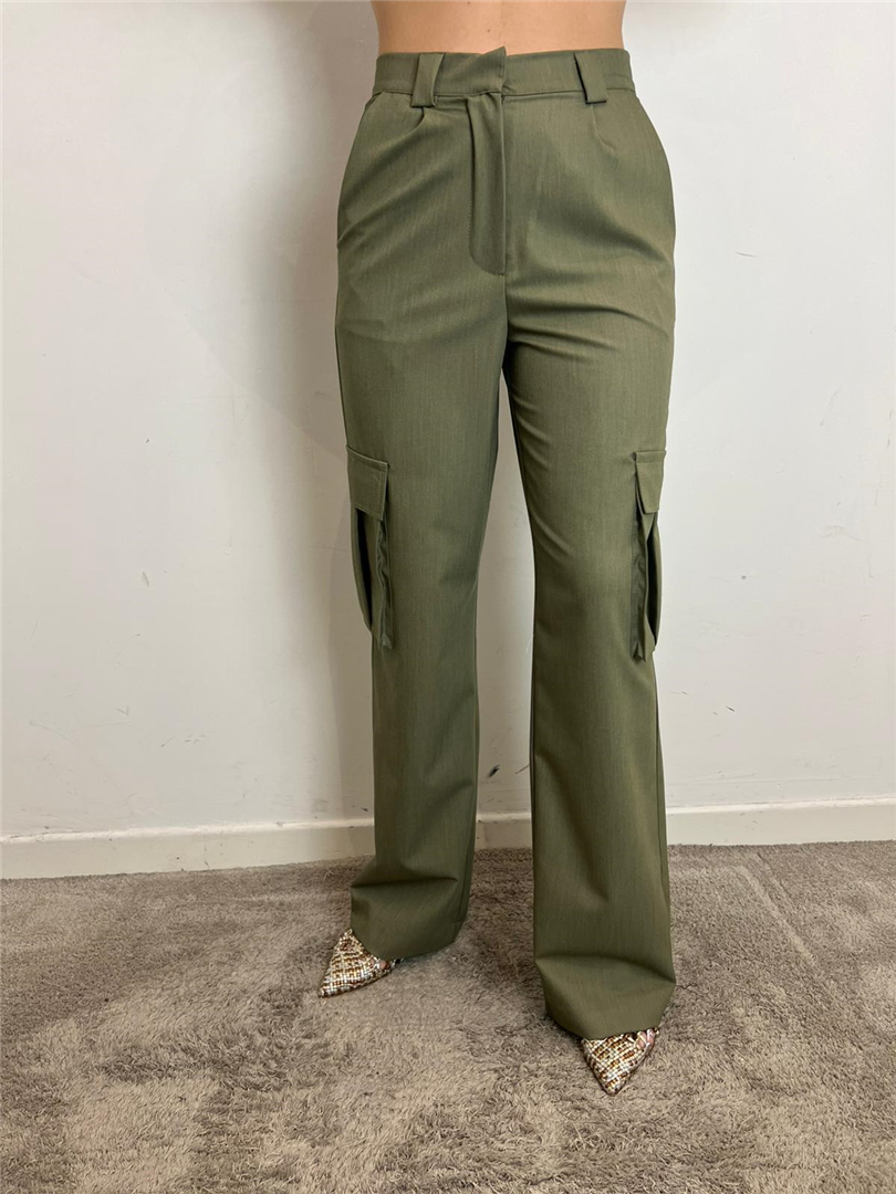 Pantalone Cargo Tasconi - Haveone cod. PMI_Q021  color:militare