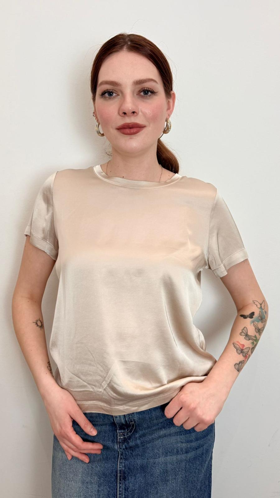 T Shirt In Viscosa - Vicolo cod. TAB0083  color:avorio