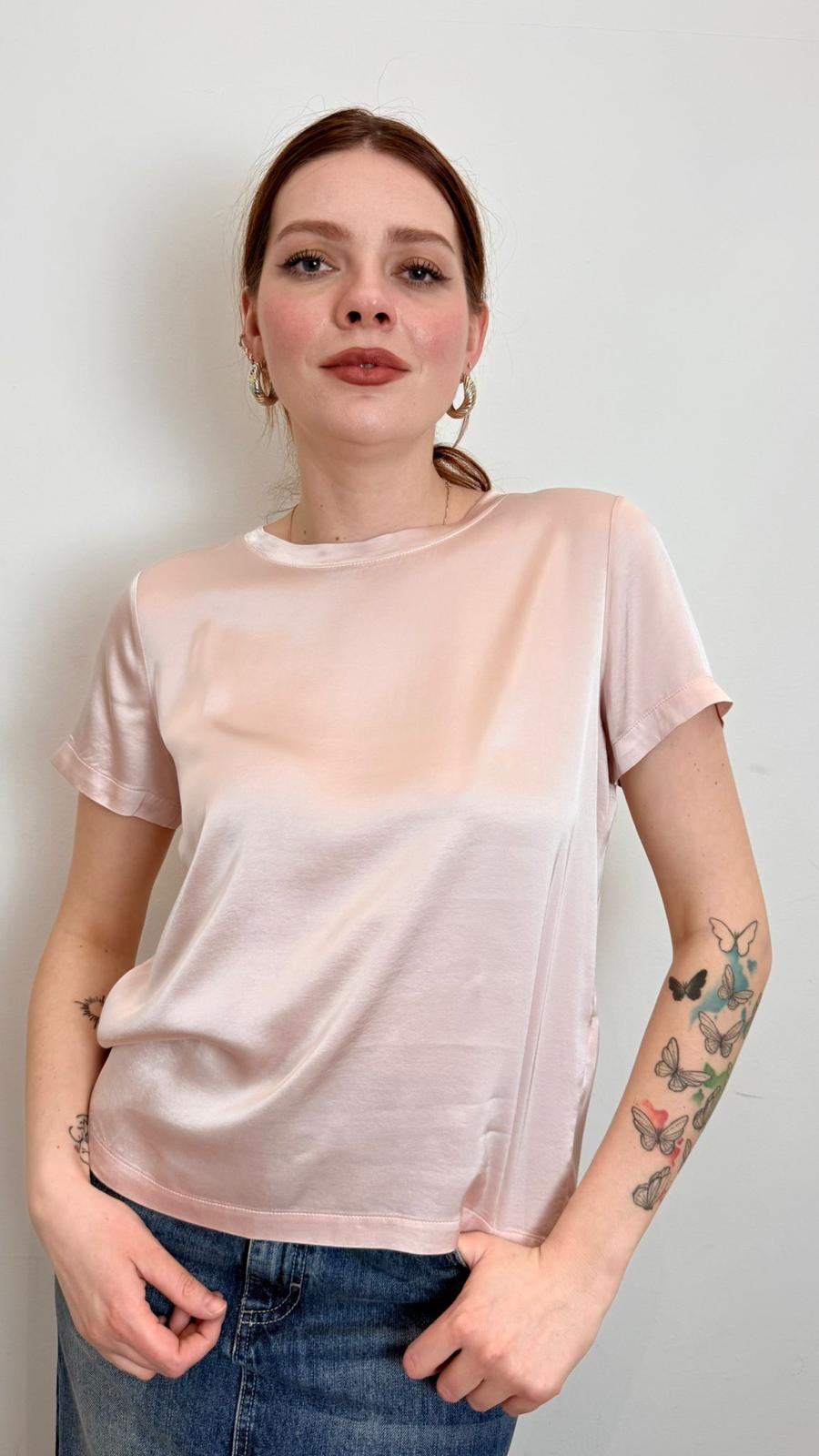 T Shirt In Viscosa - Vicolo cod. TAB0083  color:rosa