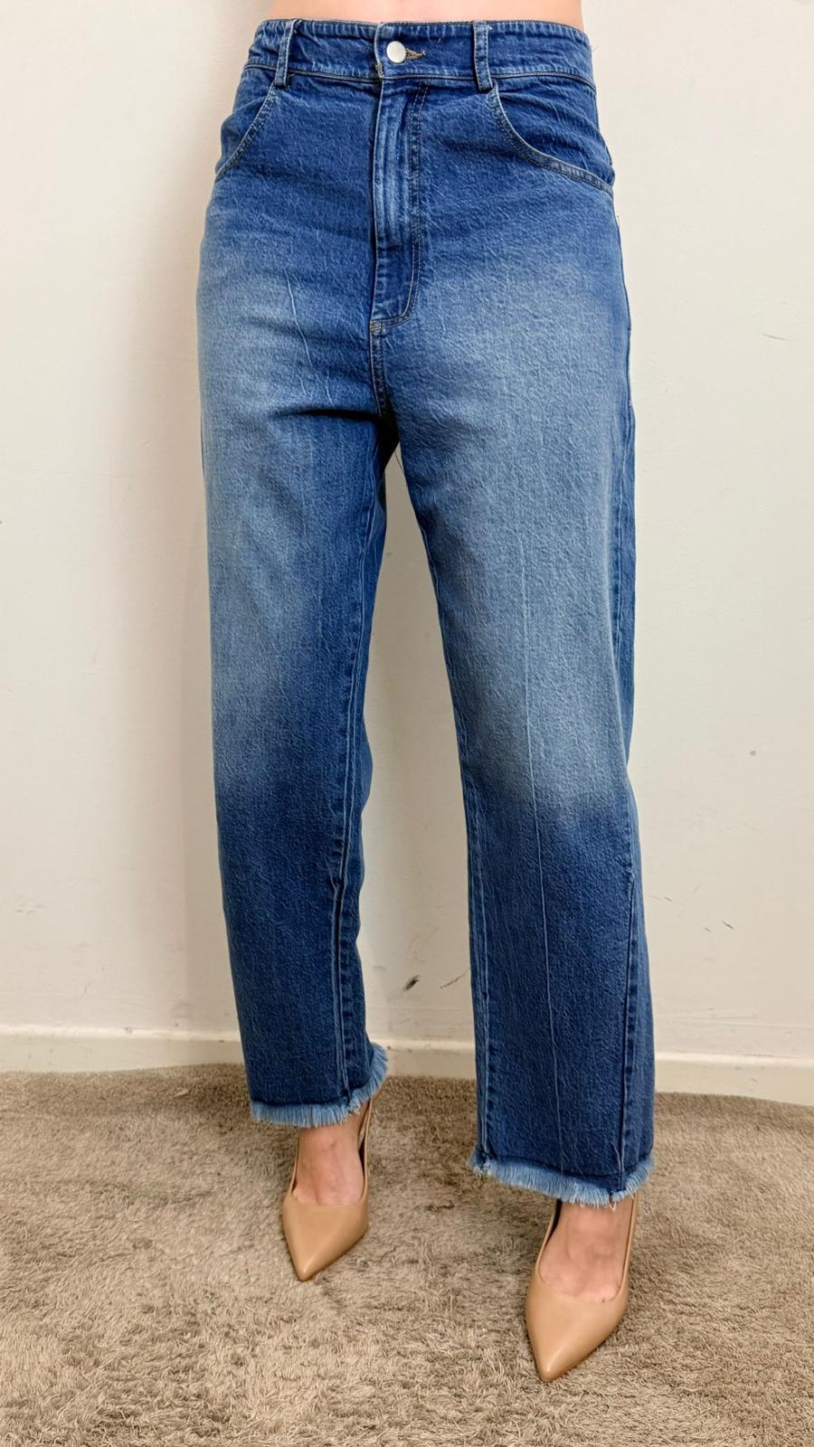 Jeans Sfrangiato Fondo - Haveone cod. PMA_Q262  color:denim