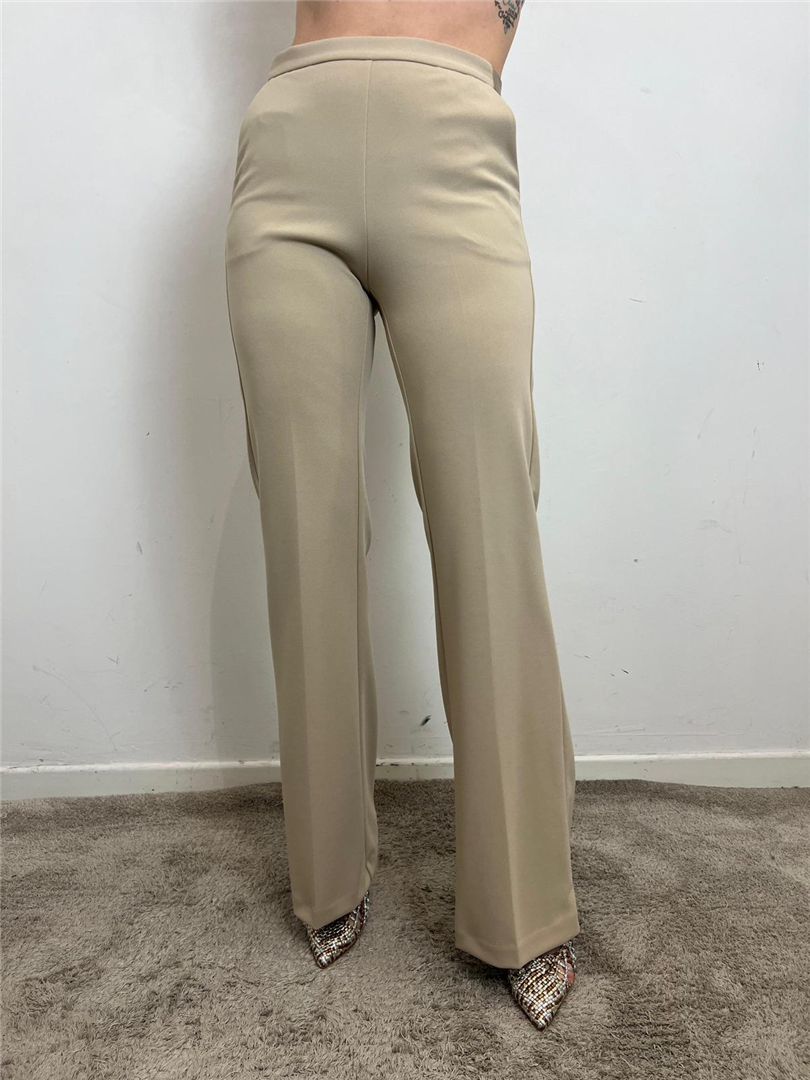 Pantalone A Zampa Vita Regolare - Imperial cod. P3E9LAW  color:platino