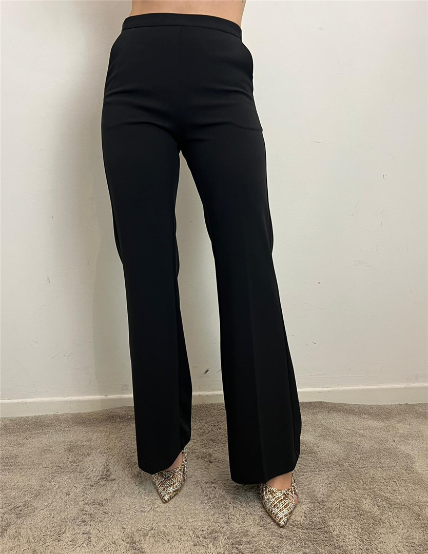 Pantalone A Zampa Vita Regolare - Imperial cod. P3E9LAW  color:nero