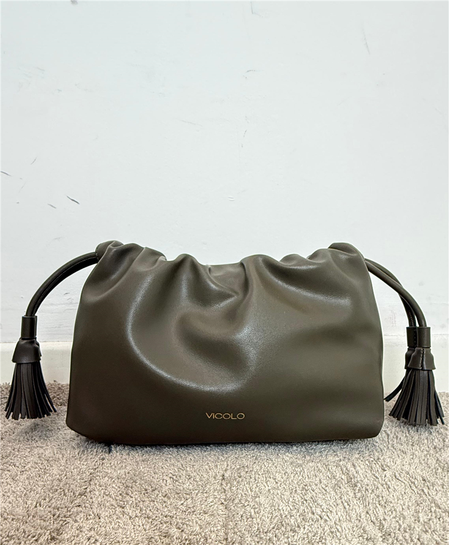 Borsa Tassel Bag - Vicolo cod. XAB0034  color:militare