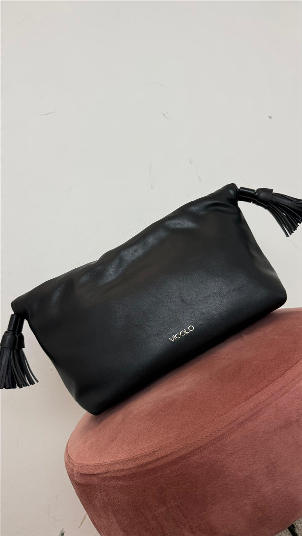 Borsa Tassel Small Bag - Vicolo cod. XAB0035  color:nero