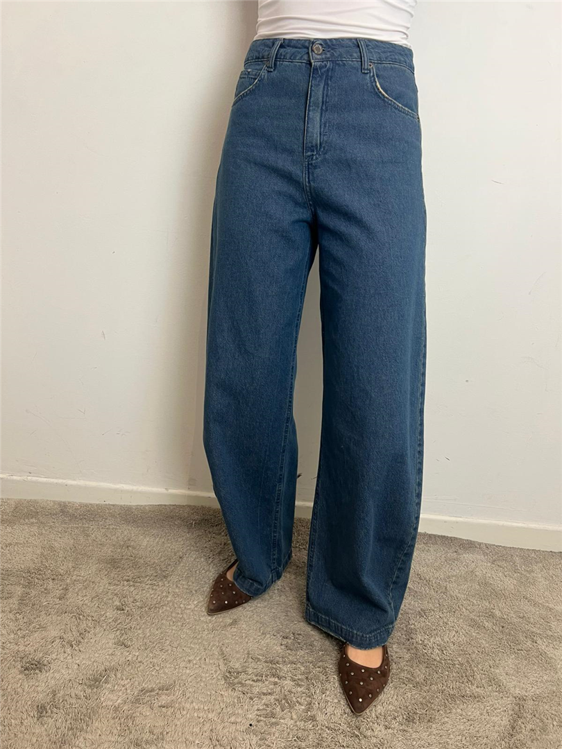 Jeans Palazzo Vita Alta - Souvenir cod. C39S0022  color:denim