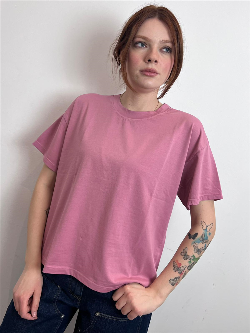 Maglia Scatola Paricollo M/corta - Haveone cod. MJS_Q017  color:burro