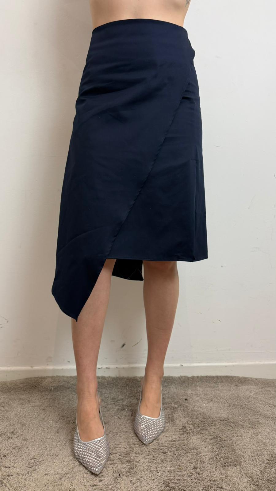 Gonna Midi Asimmetrica - Vicolo cod. TAB1355  color:blu