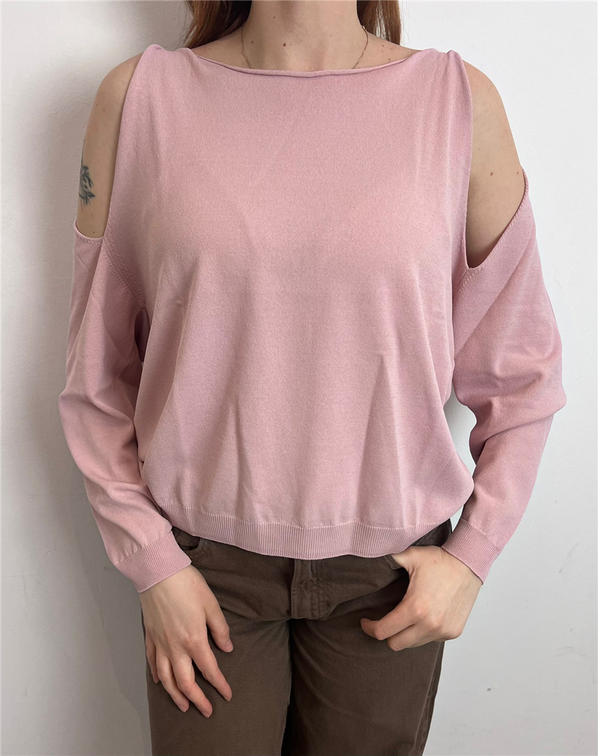 Maglia Cut Out Spalle - Vicolo cod. 2AB2146  color:rosa