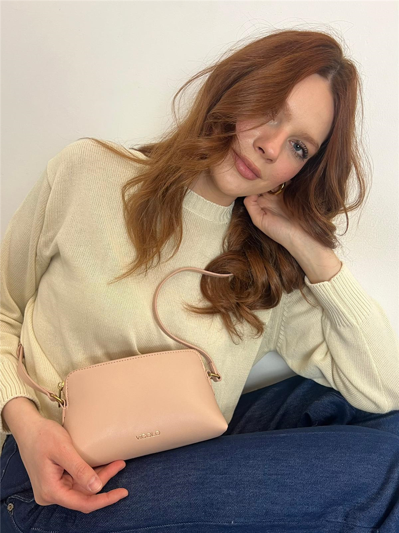 Borsa Essential Bag Con Tracolla - Vicolo cod. XAB0033  color:cipria