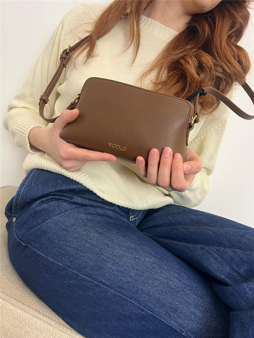 Borsa Essential Bag Con Tracolla - Vicolo cod. XAB0033  color:fondente