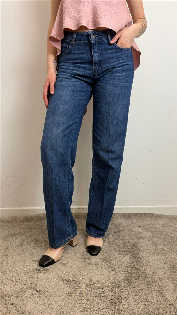 Jeans Fulvia Palazzo - Souvenir cod. C39S0794  color:denim