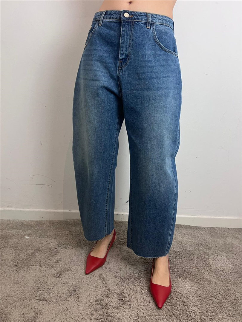 Jeans Aria Balloon - Haveone cod. PGZ_Q344  color:denim