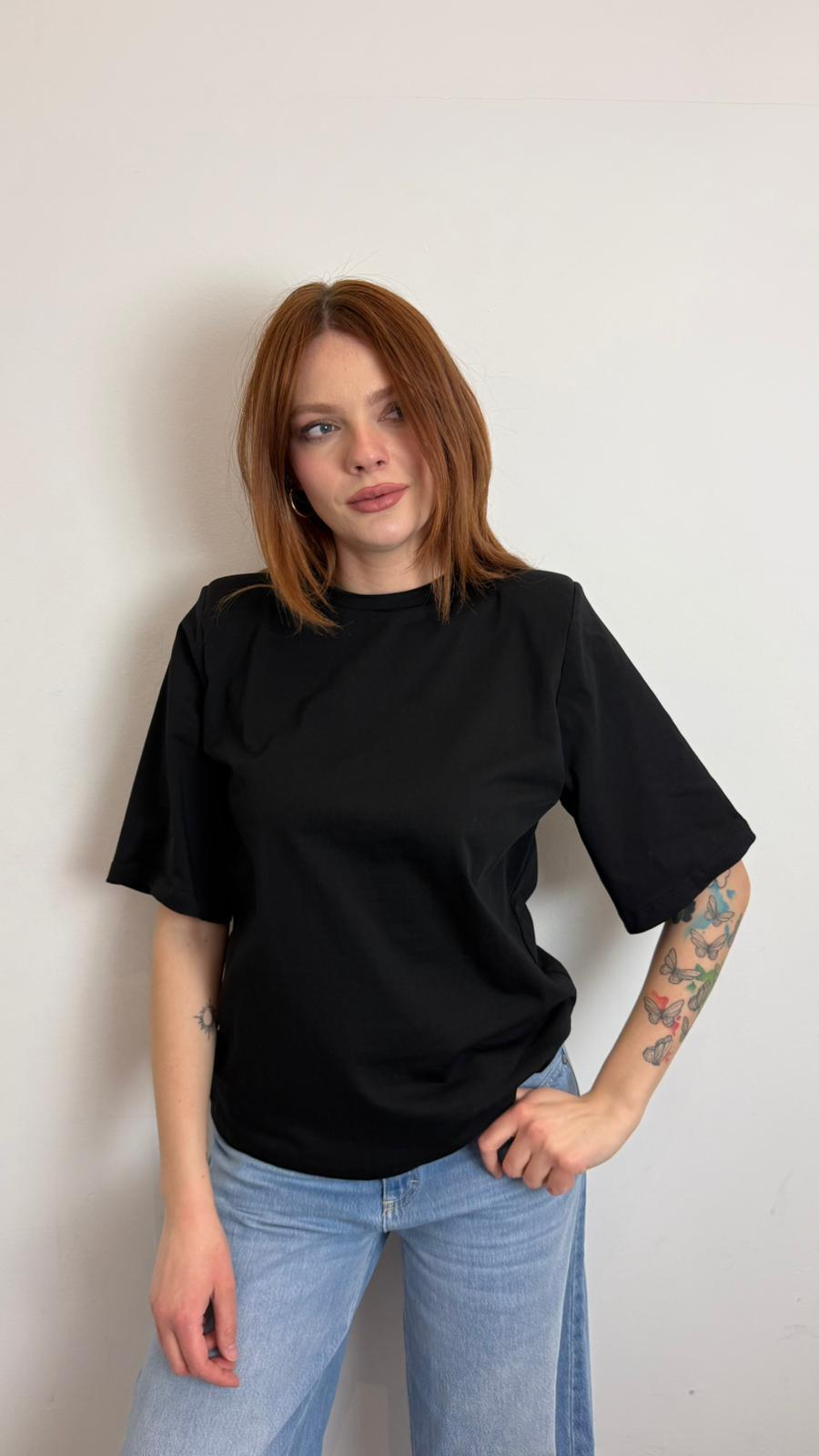 T Shirt Con Spalline - Souvenir cod. S39M1373  color:nero