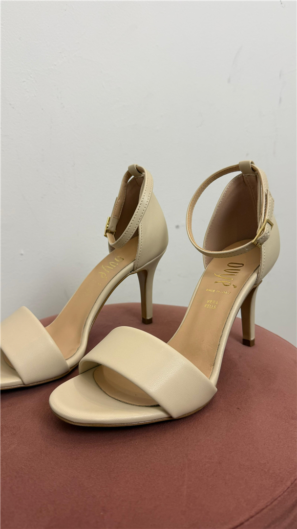 Sandalo Con Cinturino Tacco 9 - Ovye' cod. 26/LF934003CAP  color:beige