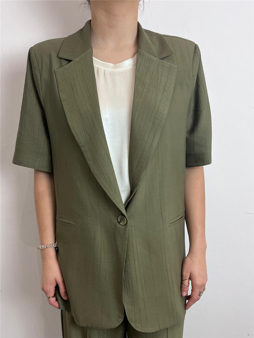 Giacca Mezzamanica - Haveone cod. JVI_Q088  color:militare