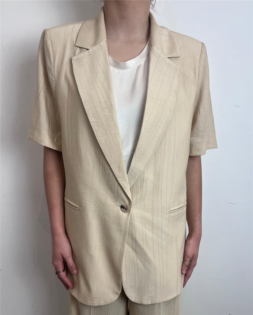 Giacca Mezzamanica - Haveone cod. JVI_Q088  color:natural