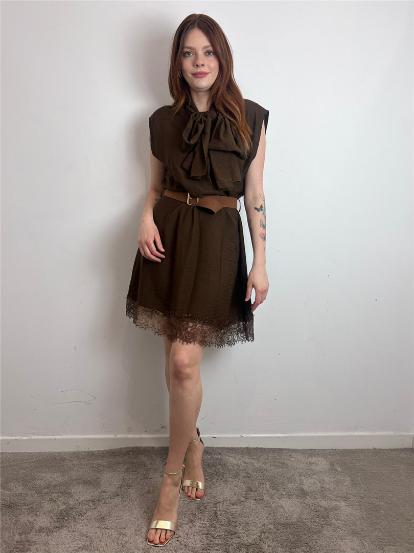 Abito Corto - Haveone cod. AVS_Q142  color:moro