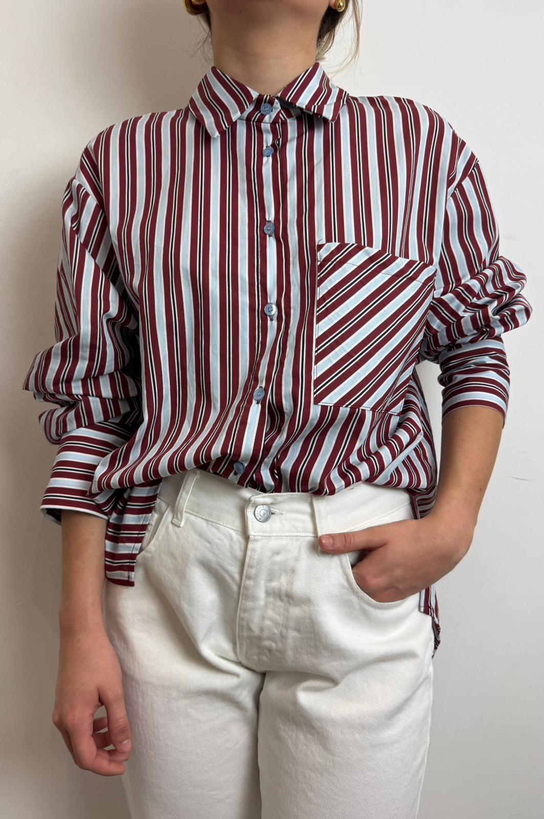 Camicia Righe - Haveone cod. CFW_Q291  color:india