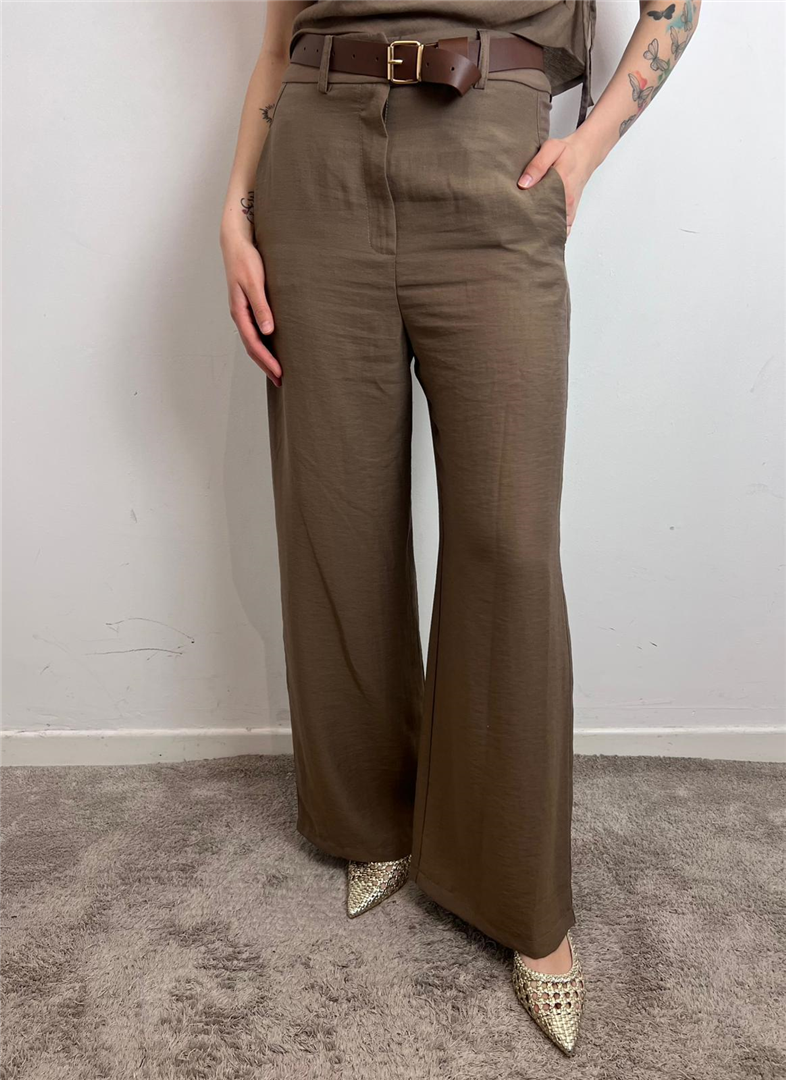 Pantalone Con Cintura - Haveone cod. PVS_Q519  color:moro