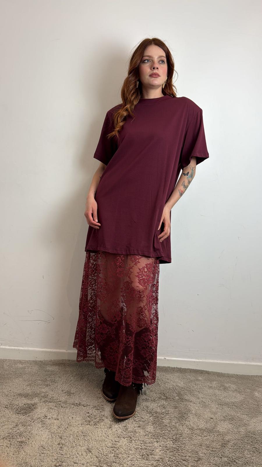 Abito T Shirt - Haveone cod. AVS_Q082  color:india