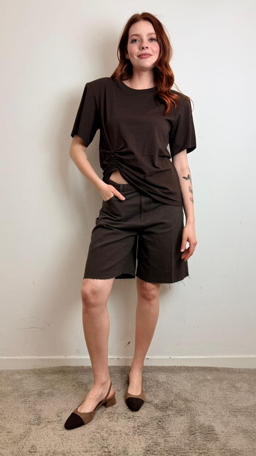 Bermuda Nerea - Vicolo cod. DAB5395  color:moro