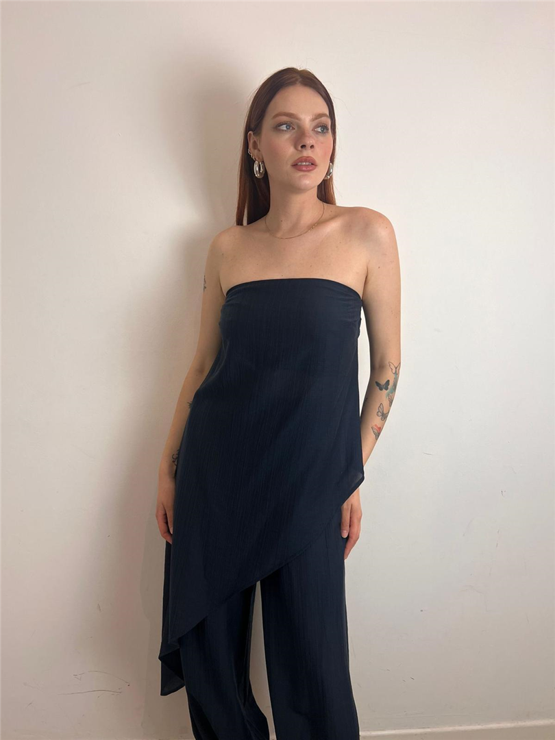 Top Asimmetrico - Vicolo cod. TAB2268  color:blu