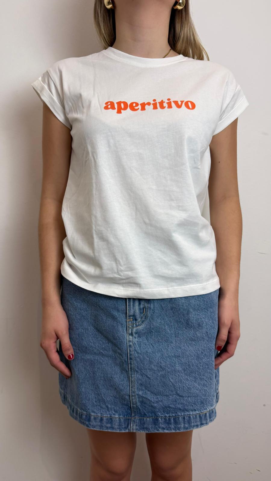 T Shirt Stampa Pistacchio Wylo - Grace & Mila Paris cod. SS2627022  color:orange