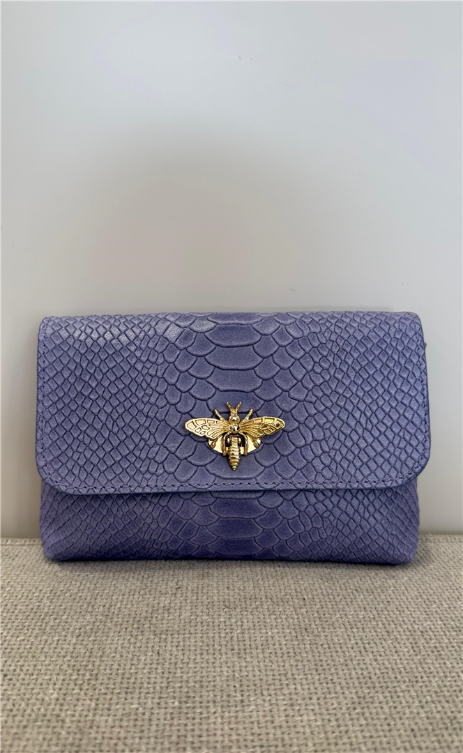 Borsetta Apina Con Tracolla Dorata - Divisione Chickster's cod. M3517  color:violetto
