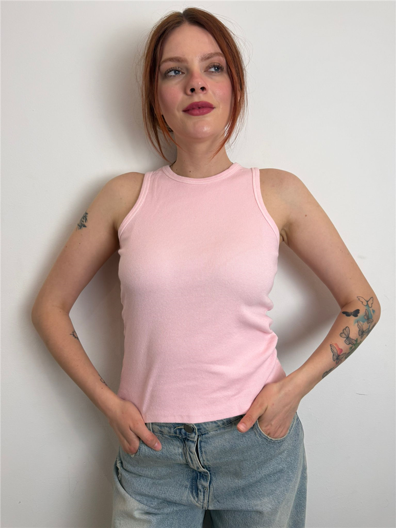Canotta Scollo Americana - Haveone cod. RJS_Q029  color:pink