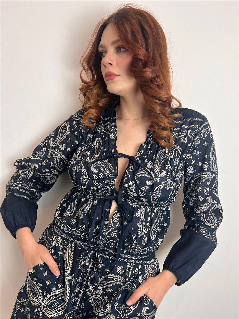 Blusa Fantasia Bandana - Vicolo cod. TAB2402  color:blu