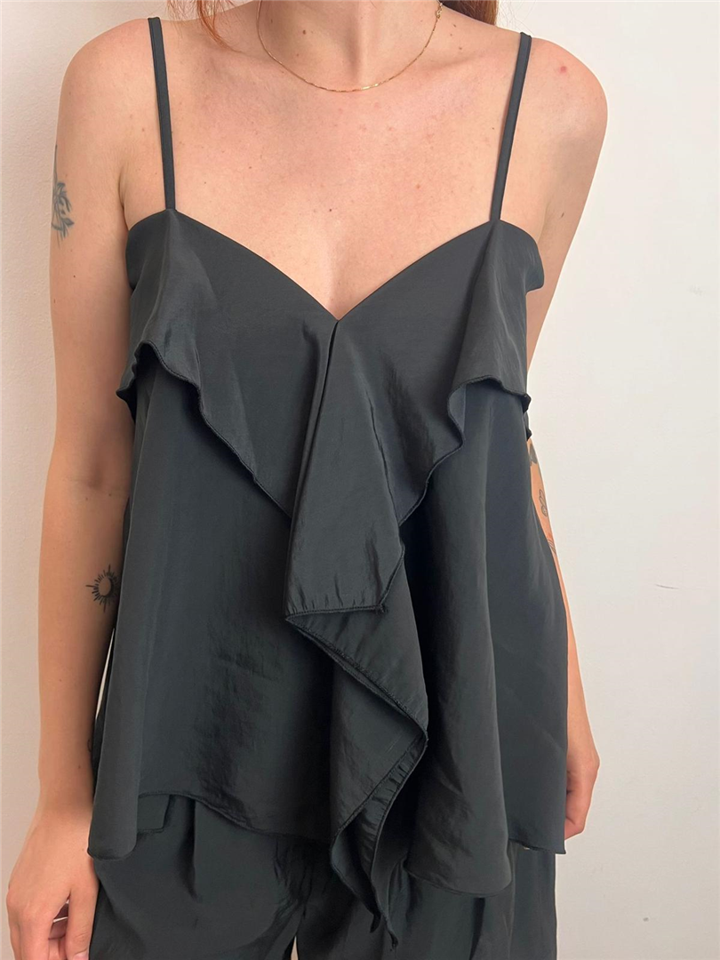Top Volants - Haveone cod. RVS_Q277  color:nero