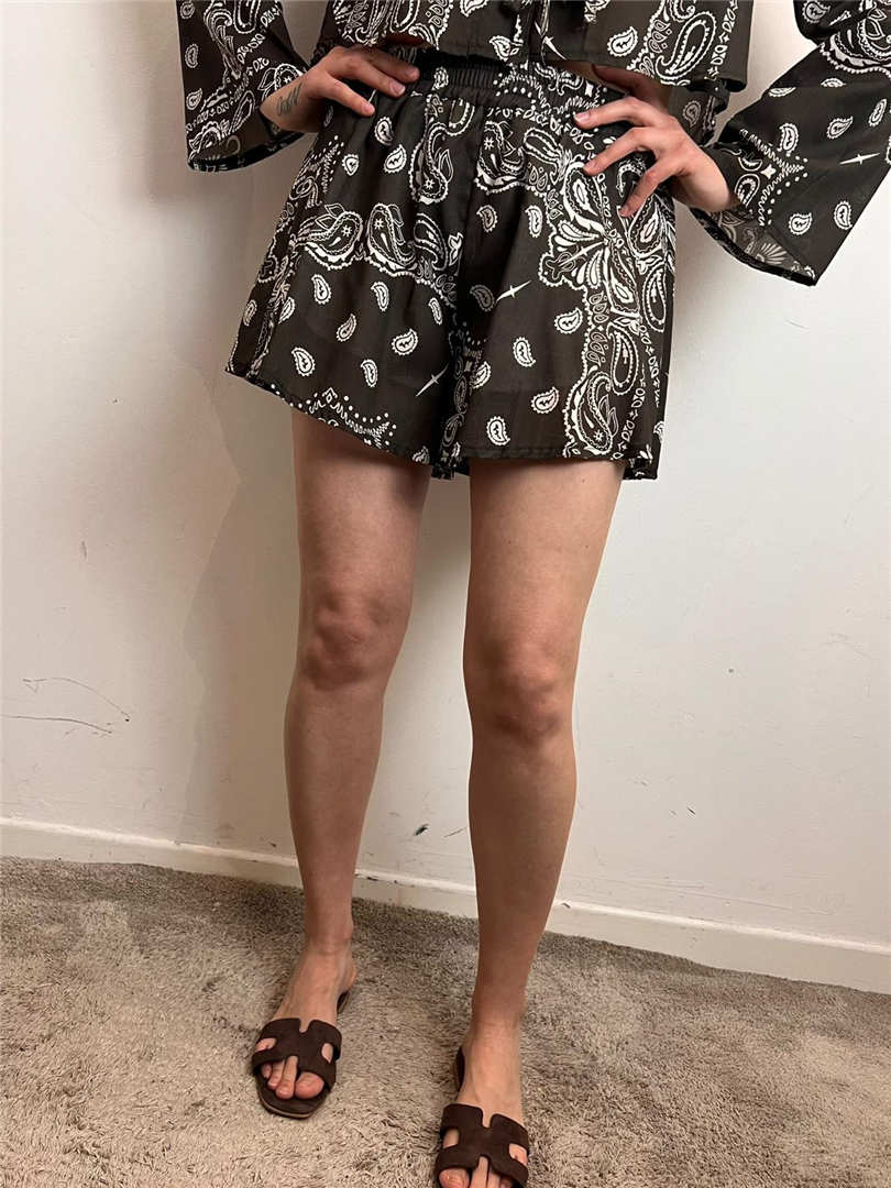 Shorts Fantasia Bandana - Philia Loft cod. D02N1099  color:cocco
