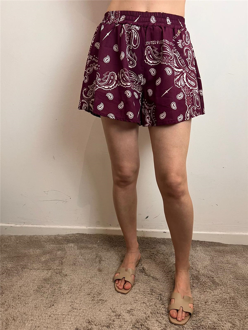 Shorts Fantasia Bandana - Philia Loft cod. D02N1099  color:india
