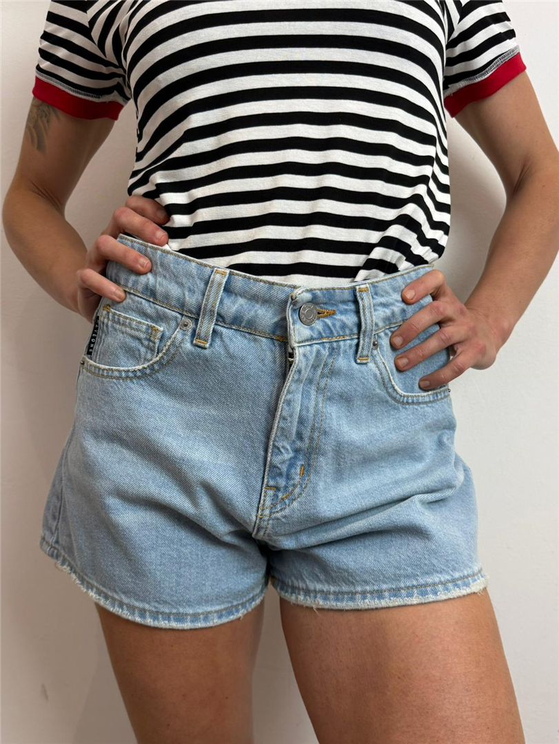 Shorts Angie Denim - Haveone cod. PLS_Q373  color:denim blu