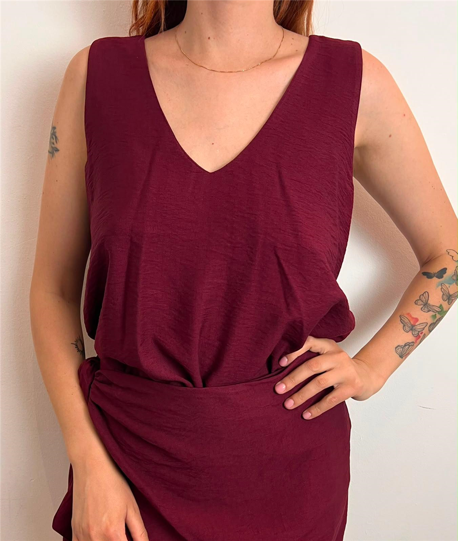 Top Svasato Scollo V 89%vi11%pa - Haveone cod. RMA_Q295  color:india