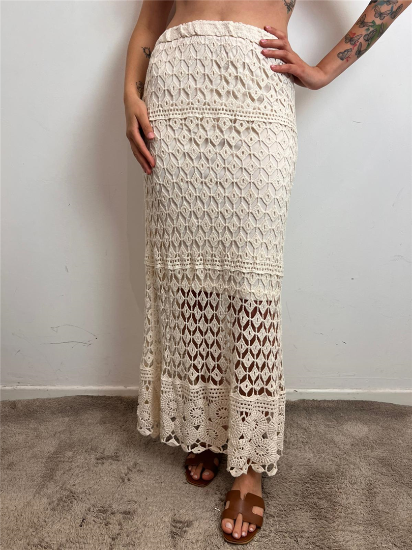 Gonna In Crochet - Haveone cod. GVV_Q195  color:beige