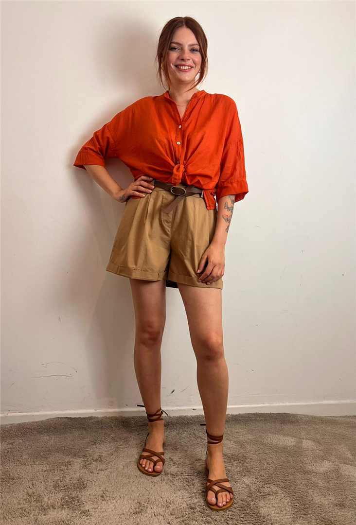 Short Risvoltino - Haveone cod. PFL_Q674  color:desert