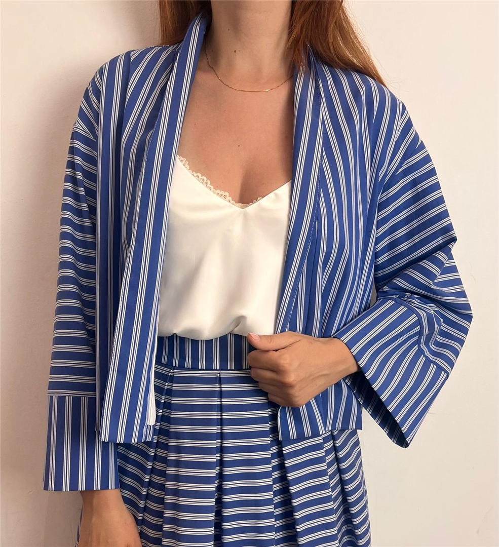 Kimono A Righe - Souvenir cod. M39F1849  color:riga