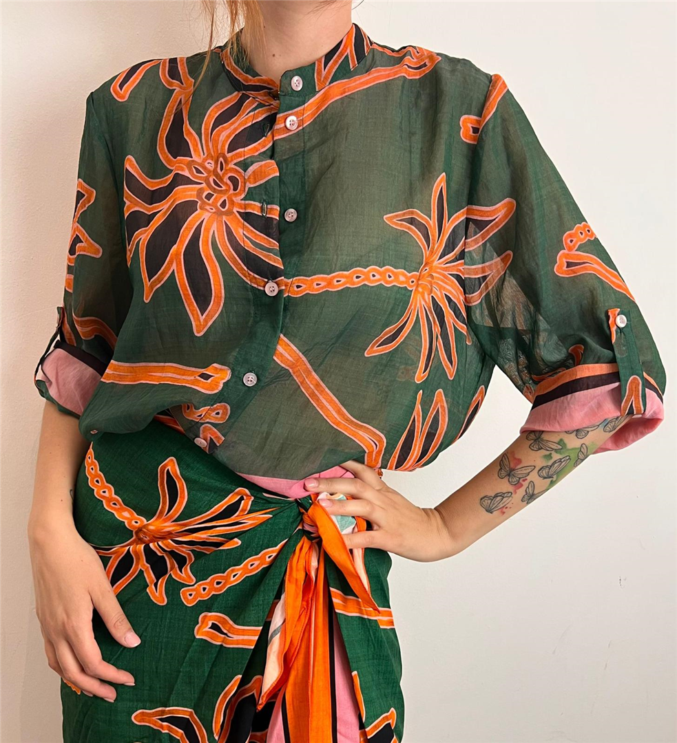 Camicia Fantasia Tropicale - Haveone cod. CVS_Q448  color:fantasia