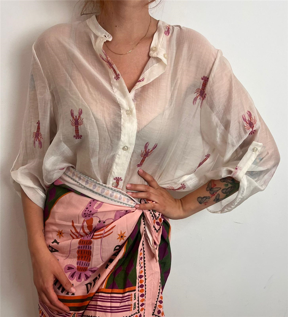 Camiciafantasia Aragoste - Haveone cod. CVS_Q468  color:fantasia aragosta