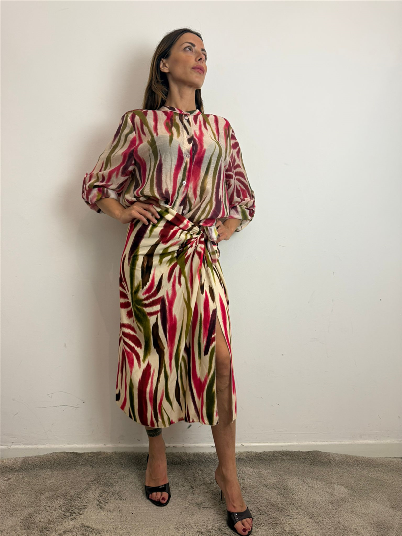 Gonna Pareo Lunga Fantasia Tropicale - Haveone cod. GVS_Q2073  color:fantasia