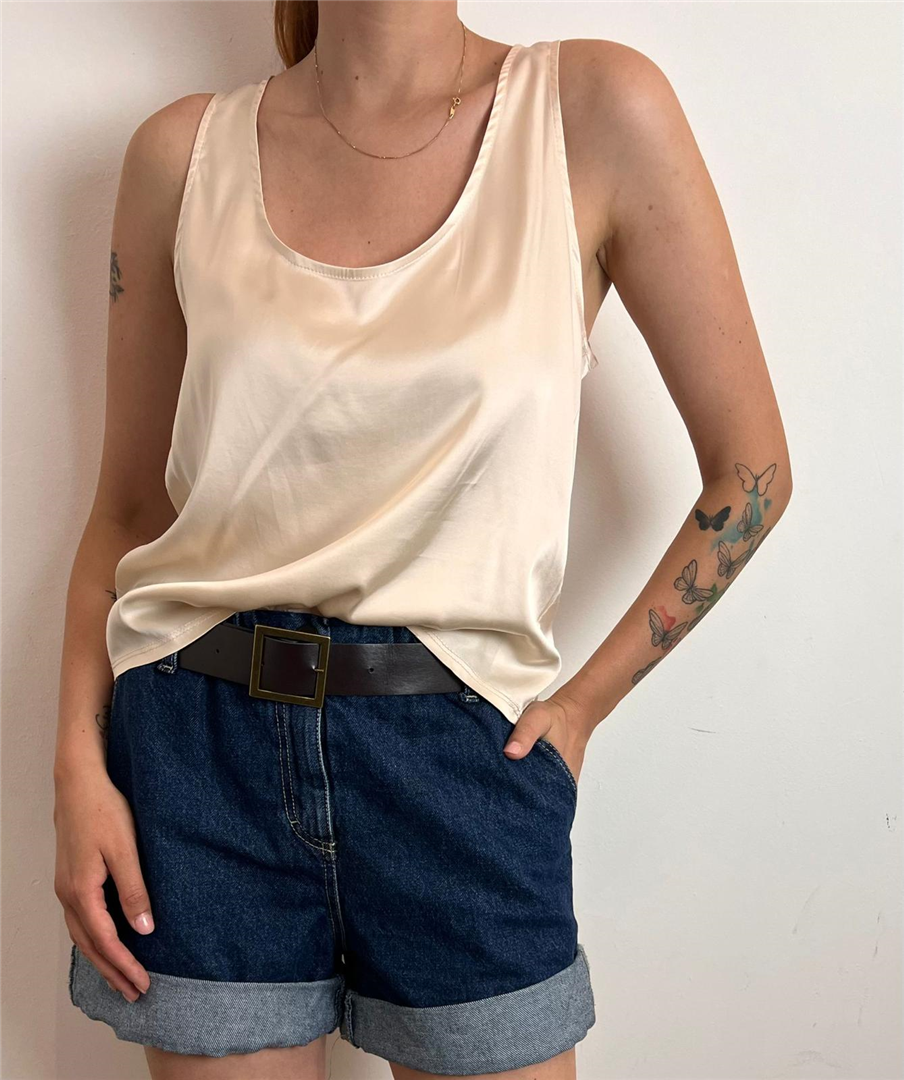 Blusa Smanicata - Please cod. ROTVCXD000  color:avorio