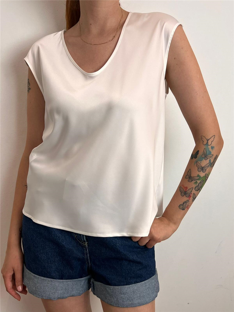 Blusa Smanicata - Imperial cod. REHOLDG  color:off white